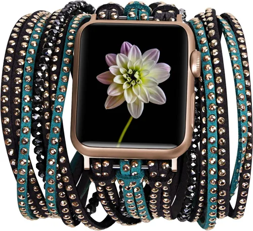 Miniatura 9 de VIQIV Correa de reloj compatible con Apple Watch Ultra Band de 1.929 in 1.772 in 1.732 in 1.654 in 1.614 in 1.575 in 1.496 in iWatch Series SE 9 8 7