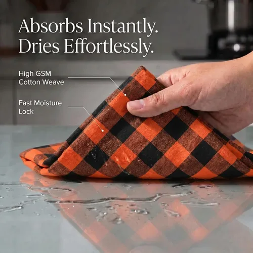 Miniatura 382 de Urban Villa Toallas de cocina 100% algodón para cocina (juego de 6) 20"x30" toallas de cocina altamente absorbentes, juego de ropa de cocina