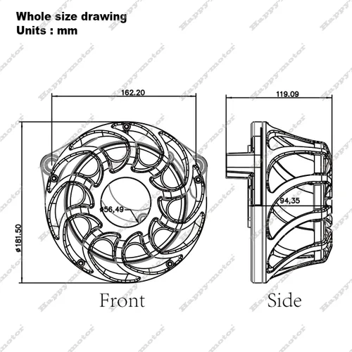 Miniatura 5 de Kit de filtro de filtro de aspiración de aire de motor CNC de corte de borde de aluminio M8 apto para 2017-2020 FLHXS Street Glide Special Touring
