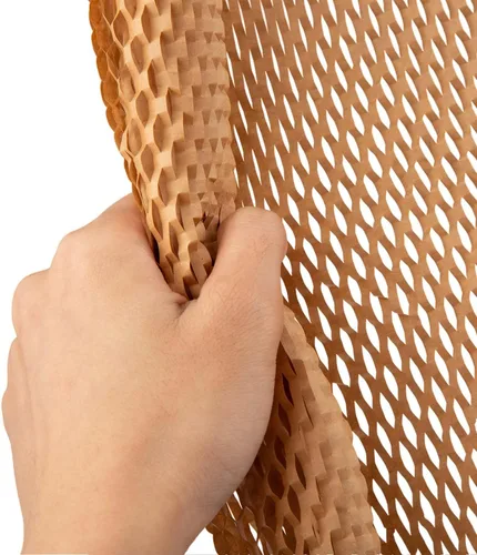 Miniatura 8 de Ready Roll Papel de embalaje de 12 pulgadas x 131 pies de panal de abeja, embalaje perforado, 1 rollo de envoltura de panal de abeja, embalaje