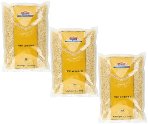 Miniatura 16 de Fideos asados Rani (fideos de trigo tostado) 12.25 onzas (12.35 oz), paquete de 6 ~ Todo natural Vegano Sin OMG Origen indio