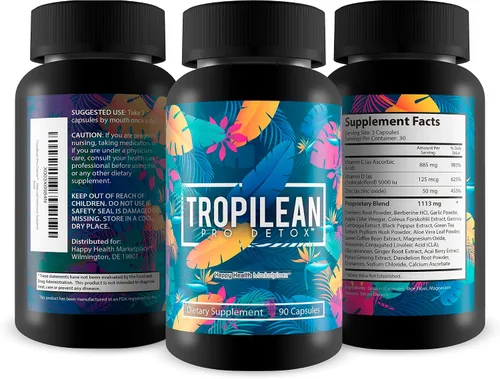 Miniatura 4 de Tropilean Pro Detox - Desintoxicación de cuerpo completo - Ayuda a eliminar toxinas para la salud general - Limpiador corporal de desintoxicación