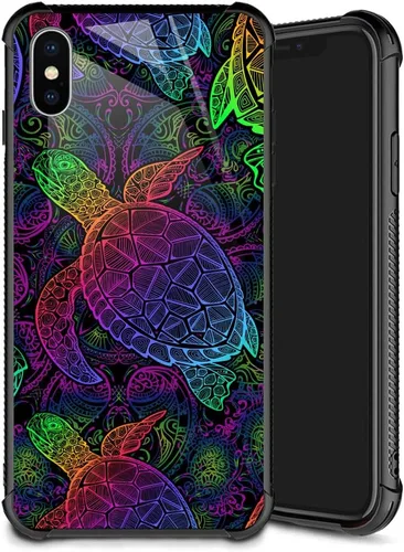 Miniatura 51 de Funda compatible con iPhone Xs, diseño de plexiglás X para niños y hombres, diseño de lobo malo, a prueba de golpes, antiarañazos, para iPhone X/Xs