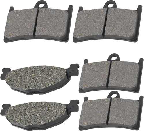 Miniatura 4 de Road Passion Pastillas de freno delanteras y traseras compatibles con Yamaha TDM 900 2002-2015 FJR 1300 R/RC/S/AS/T/AT 2003-2005 XV 1900