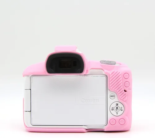Miniatura 5 de Funda R50, carcasa de silicona suave, ultrafina, ligera, de goma, suave, para Canon Eos R50 (rosa)