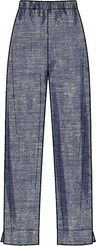 Miniatura 8 de Simplicity Paquete de chaqueta para mujer, parte superior de punto y pantalones sin cordones, patrón de costura código 9269, tallas 26W-32W, blanco