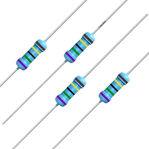 Miniatura 113 de California JOS 100 unidades de resistencia de 0.12 ohmios 1/4w (0.25 W) Resistencia fija de película metálica de tolerancia ±1%, más de 189 valores