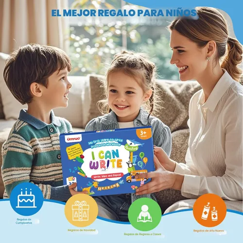 Miniatura 8 de Actividades de aprendizaje preescolar, libros de trabajo de jardín de infantes, juguetes educativos de aprendizaje del alfabeto para niños de 2, 3