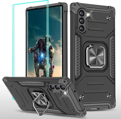 Miniatura 63 de YmhxcY Funda para Galaxy Note 8, funda para Galaxy Note 8 con protector de pantalla curvado 3D, fundas de grado armadura con soporte giratorio