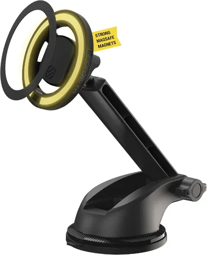 Miniatura 10 de Scosche MagicMount MS 5 en 1 MagSafe - Soporte de teléfono para ventilación del automóvil, tablero y parte posterior de la pantalla para pantallas