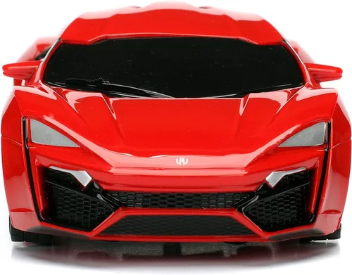Miniatura 4 de Jada Fast & Furious 7.5" Lykan Hypersport - Coche de control remoto RC con 2.4GHz, juguetes para niños y adultos
