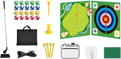 Juego de croquet de golf para actividades familiares al aire libre para todas las edades, desarrollo de habilidades motoras, juego de croquet
