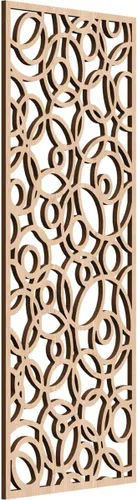 Miniatura 132 de Latrobe Paneles de pared decorativos de madera con calado, 9 3/8 pulgadas de ancho x 24 3/8 pulgadas de alto x 3/8 de alto, roble rojo rojo (Red Oak)