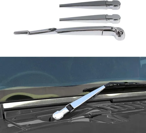 Miniatura 15 de RAZPOY JK Limpiaparabrisas frontal y trasero, 3 piezas, compatible con Jeep Wrangler JK JKU 2007-2017, azul