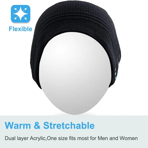 Miniatura 2 de Rotibox - Gorro inalámbrico con Bluetooth para deportes al aire libre, regalo de Navidad.