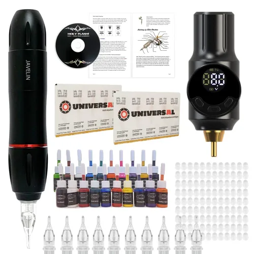 Miniatura 7 de Javelin - Kit de bolígrafos de tatuaje (X Kit + Radiant 7 colores)