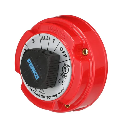 Miniatura 3 de Seachoice Interruptor de selección de batería, desconectar el aislador de corte, doble, 12 -50V