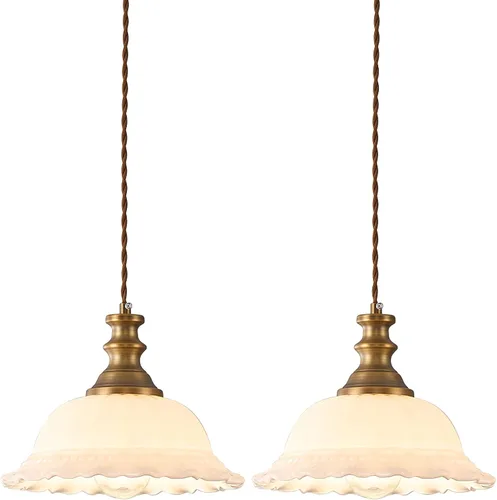 Miniatura 18 de HDDFL Lámparas Colgantes de Vidrio Modernas Accesorios de Iluminación Colgante Lámpara Colgante Acabado Cepillado Accesorio de Luz Colgante