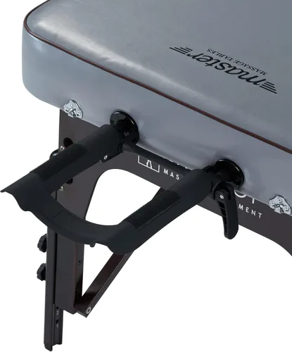 Miniatura 4 de Master Massage Montour Lx - Mesa de masaje portátil de 30 pulgadas con espuma viscoelástica de 3 pulgadas, color gris paloma, mesa de masaje