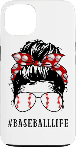 Miniatura 7 de Mom Messy Hair Bun Aviators Glasses Baseball Mother Life Case for iPhone 17