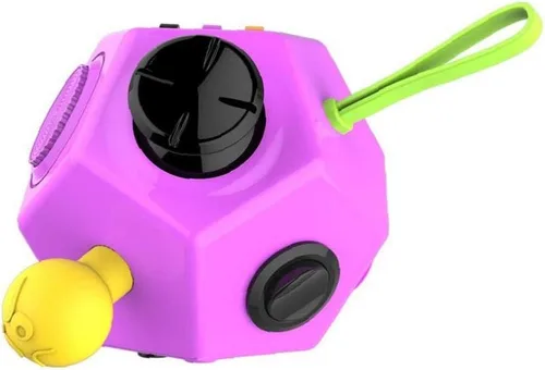 Miniatura 4 de 1 unidad, cubo de 12 caras juguetes antidepresión alivio del estrés para añadir, autismo, niños y niñas adultos