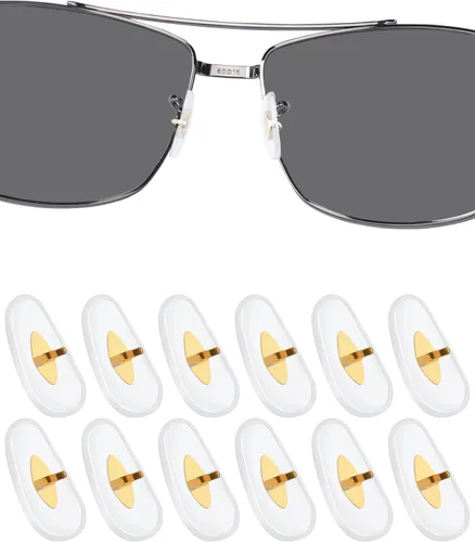 Miniatura 30 de DROGO Almohadillas de nariz de repuesto de silicona suave para gafas de sol RayBan RB3025/RB3026, antideslizantes, agradables a la piel