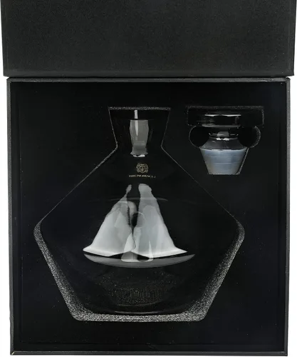 Miniatura 2 de Bruno Magli Decantador de whisky de vidrio de 49 onzas con tapón, botella de licor hermética para vino, bourbon, brandy, jugo, exhibición de bar