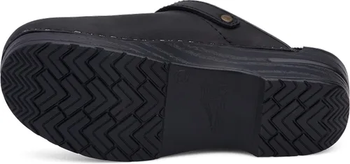 Miniatura 3 de Dansko Zuecos Ingrid con espalda abierta para mujer, marrón (Antique Brown Oiled), 36 M EU