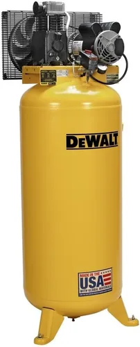 Miniatura 3 de DEWALT Compresor de aire vertical de 60 galones, estacionario, 3.7 HP, 175 PSI máximo, lubricado con aceite, tanque ASME, rendimiento de grado