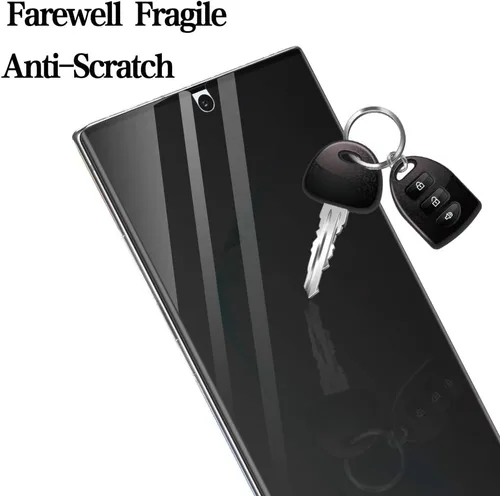 Miniatura 4 de LYWHL Paquete de 2 protectores de pantalla de privacidad para Samsung Note 10, película flexible antiespía, protector de pantalla completo adhesivo