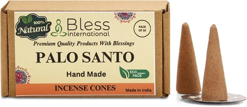 Miniatura 26 de Bless International Conos de incienso 100% naturales de lavanda hechos a mano, sumergidos a mano, libres de químicos orgánicos para purificación