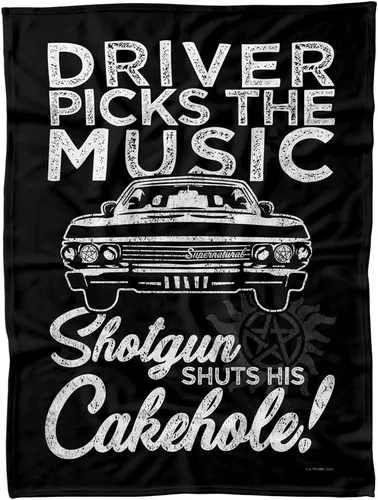 Miniatura 7 de LOGOVISION Supernatural Driver Picks Music - Manta polar de 36 x 58 pulgadas