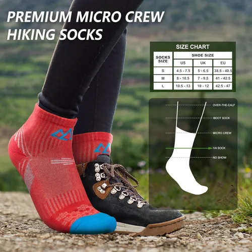 Miniatura 3 de innotree Paquete de 5 calcetines acolchados de senderismo para mujer, calcetines ligeros que absorben la humedad, para exteriores, senderismo