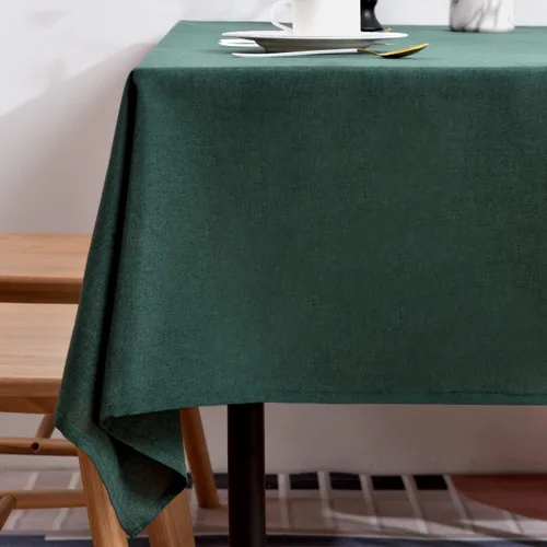 Miniatura 31 de BALCONY & FALCON Mantel Rectangular Estilo Jacquard Resistente al Agua Cubierta de Mesa para Comedor Cocina Café Fiestas y Uso al Aire Libre