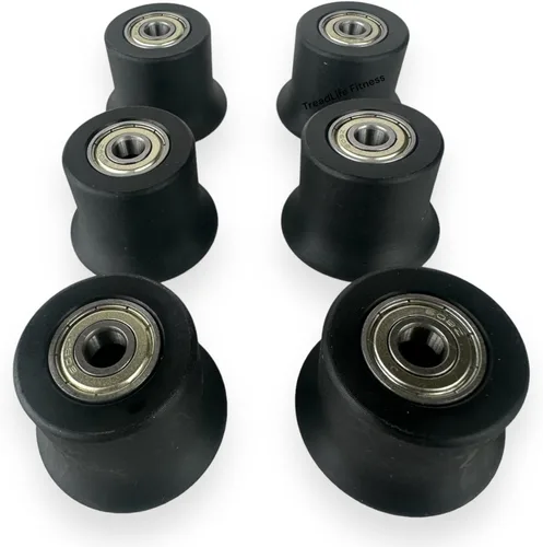 TreadLife Fitness Rodillos de carril de asiento de carro (6 ruedas) - Reemplazo para varios gimnasios Bowflex (modelos listados)