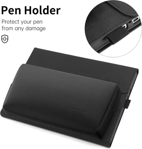 Miniatura 6 de Omnpak Microsoft Surface Pro 11/10/9 - Funda protectora ligera, múltiples ángulos, soporte para lápiz capacitivo, diseñada para Surface 11ª edición