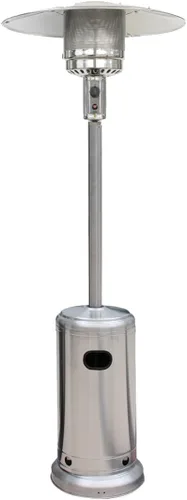Miniatura 3 de Blue Sky Outdoor Living Calentador de gas para patio de 48,000 BTU, calentador independiente de 87 pulgadas para patios, bronce martillado