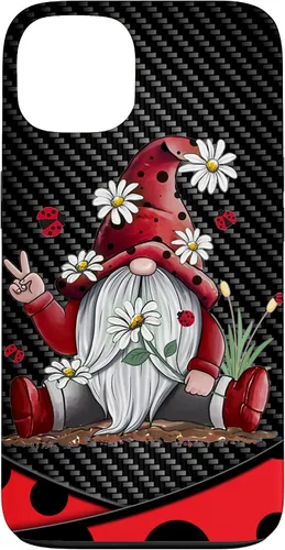 Miniatura 7 de Red Gnome Hippie Daisy Flowers Gnome Ladybugs - Christmas Case for iPhone 17