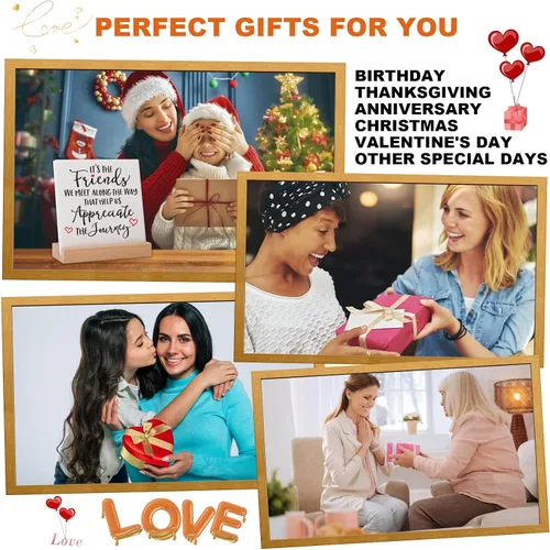 Miniatura 5 de Regalos de cumpleaños de amistad para mejores amigos, mejores amigos, mejores amigos, regalos de agradecimiento para el trabajo, hermana, mejor