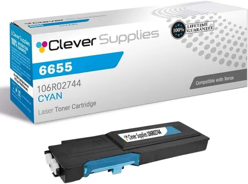 Miniatura 232 de CS compatible Xerox Phaser 6510/WorkCentre 6515 (106r03480) 2 cartuchos de tóner negro para Phaser 6510, WorkCentre 6515 2 negro