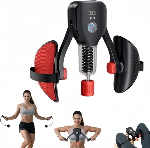 Ejercitador de muslos y entrenador KEGEL, equipo de entrenamiento ajustable de suelo pélvico de 176 libras, tóner interior del muslo para mujeres y
