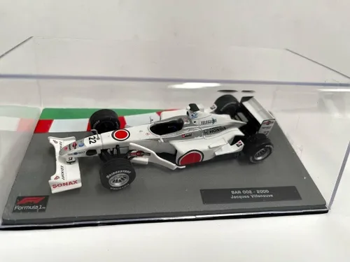 Miniatura 2 de OPO 10 - Coche miniatura Fórmula 1 1/43 Compatible con BAR 002 - Jacques Villeneuve - 2000 - FD092