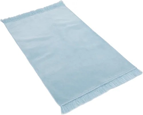 Miniatura 4 de Modefa Janamaz - Alfombra de oración islámica turca de terciopelo para hombres y mujeres, Sajada tradicional musulmana, Ramadán o regalo de Eid