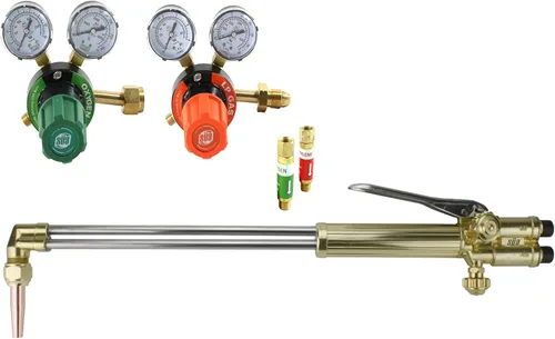 Miniatura 5 de SÜA Antorcha de corte recto resistente de 36 pulgadas, cabezal de 90°, compatible con ST900FC + punta de corte (propano)