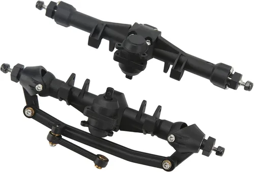 Juego de ejes delanteros y traseros para automóvil RC, kit de eje de portal delantero y trasero para automóvil RC, piezas de repuesto para ejes