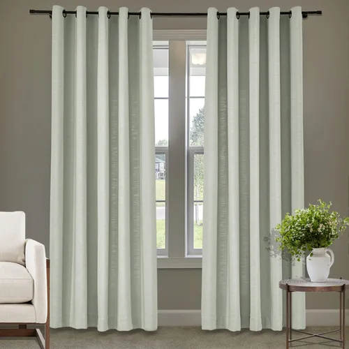 Miniatura 66 de Frelement Cortinas de lino de lino de bronce con ojales para interiores, tratamiento de ventanas para sala de estar, dormitorio, habitación