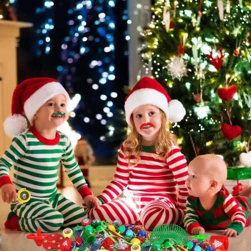 Miniatura 5 de Max Fun 188 piezas de juguetes surtidos de fiesta de Navidad para niños, cumpleaños, Navidad, fiesta, recuerdos, caja de premios, surtido