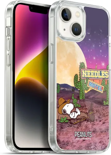 Miniatura 178 de Head Case Designs Funda de gel con licencia oficial de Peanuts Nebula Cactus Needles Snoopy Space Cowboy [protección de grado militar] compatible