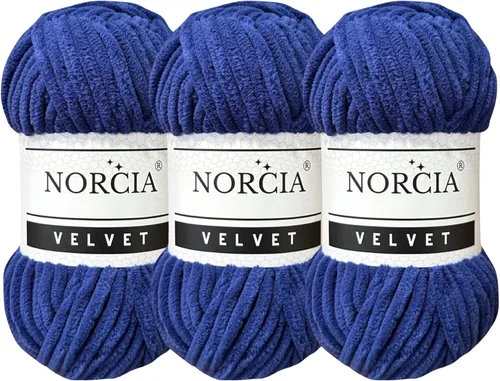 Miniatura 35 de Hilo de terciopelo suave para ganchillo súper voluminoso para manta de bebé de 3.53 oz (74.3 yardas) para tejer hilo amigurumi para tejer ganchillo