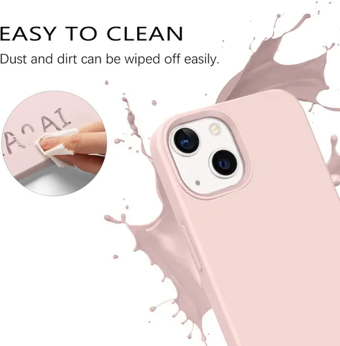Miniatura 335 de GUAGUA Funda compatible con iPhone 17 Pro Max de 6.9 pulgadas, silicona líquida, goma de gel suave, delgada, forro de microfibra delgada